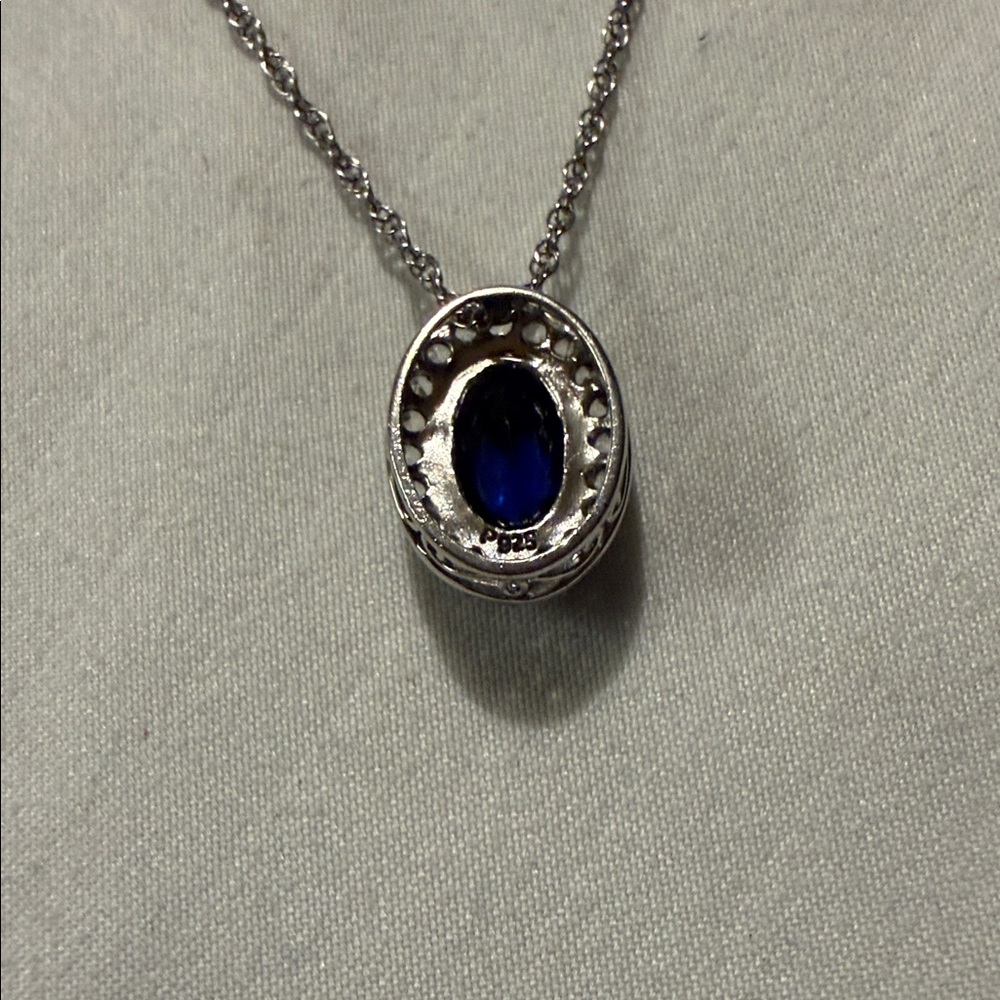 Kay Jewelers elegant lab grown Sapphire set - Picture 4 of 5